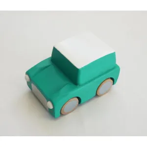 kiko  & gg* Kuruma Classic Wooden Wind Up Car Green