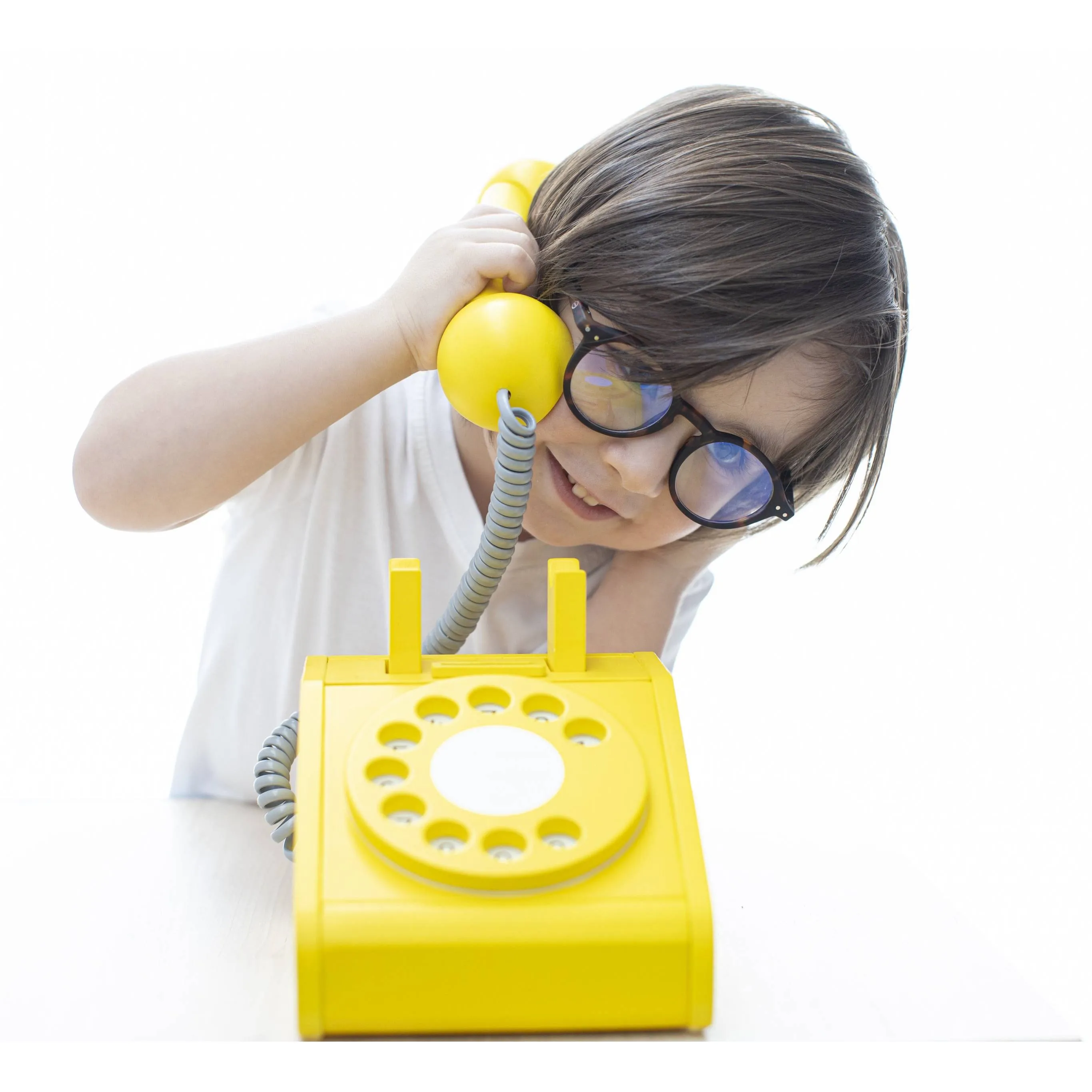 kiko  & gg* Telephone Wooden Toy - Pink