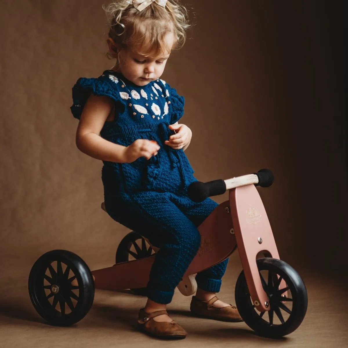 Kinderfeets Tiny Tot 2 in 1 Balance Bike - Coral