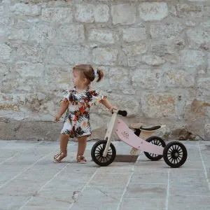 Kinderfeets Tiny Tot PLUS 2 in 1 Balance Bike - Rose
