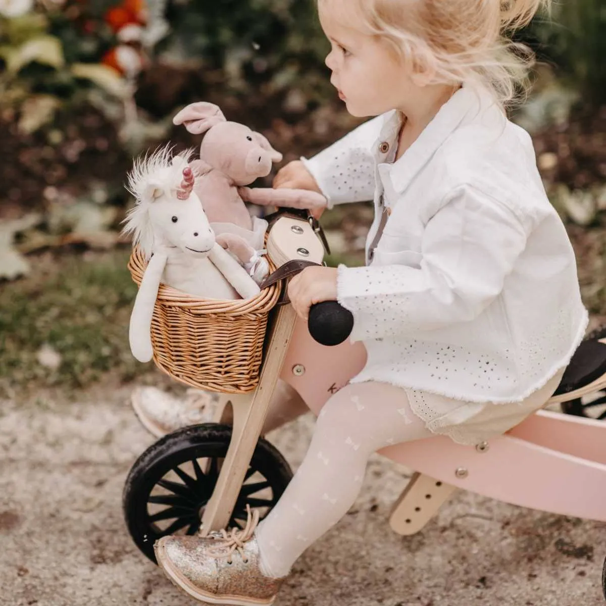 Kinderfeets Tiny Tot PLUS 2 in 1 Balance Bike - Rose