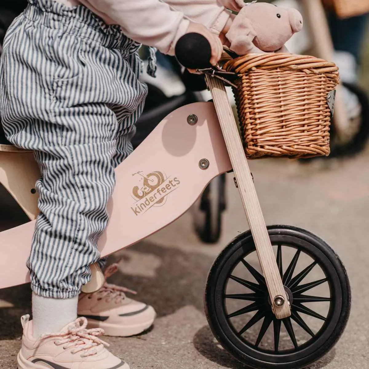 Kinderfeets Tiny Tot PLUS 2 in 1 Balance Bike - Rose