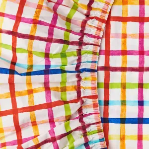 Kip and Co | Picnic Check Fitted Cot/Bassinet Sheet