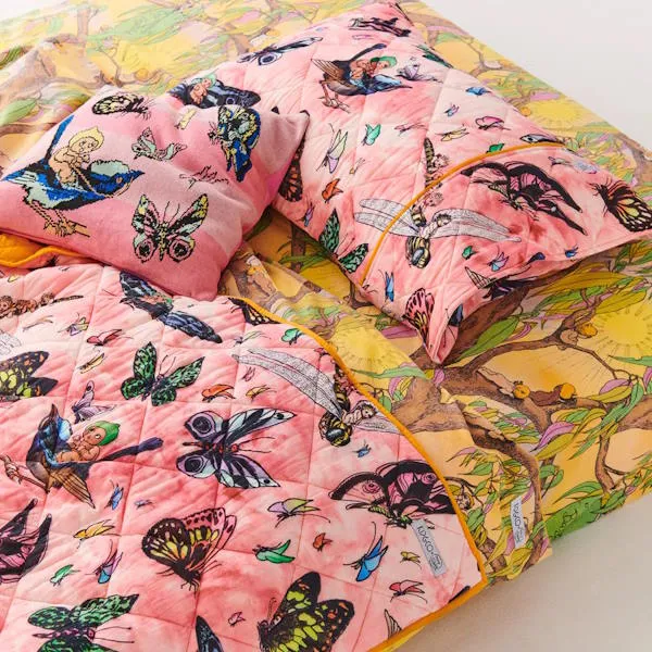 Kip and Co x May Gibbs | Knitted Cushion Fly Baby