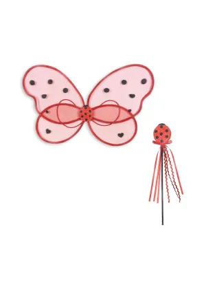 Konges Sløjd: FAIRY LADYBUG COSTUME - LADYBUG GLITTER
