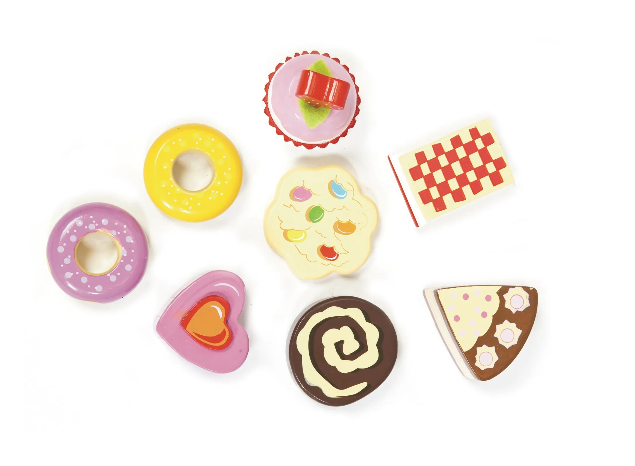 Le Toy Van Honeybake Wooden 3 Tier Cake Stand Set