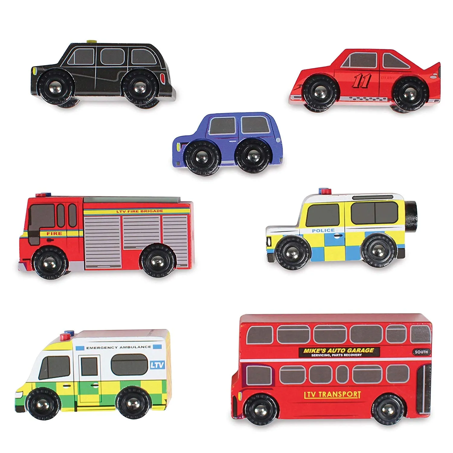 Le Toy Van London Car Set Wise - Kids Toys