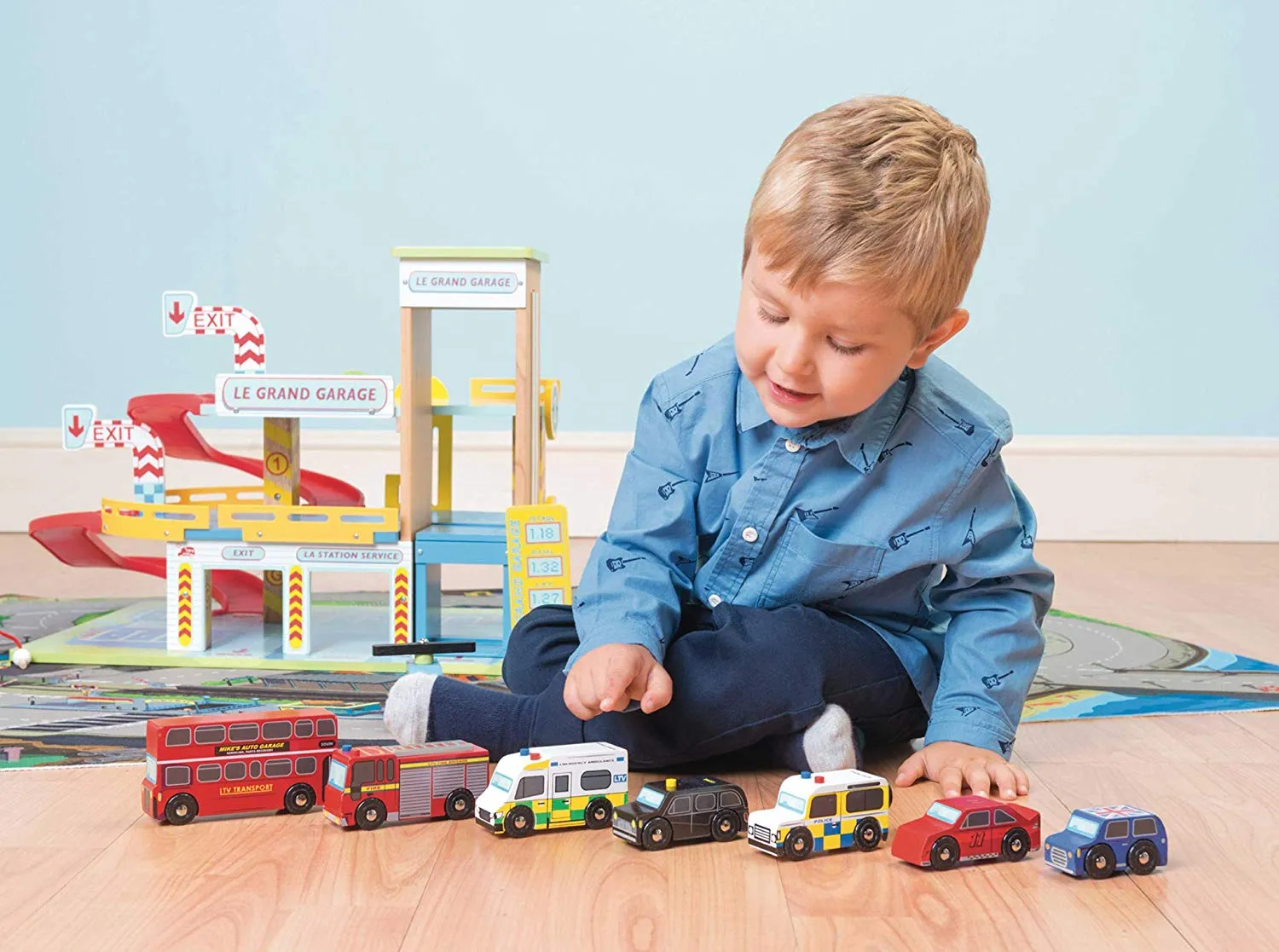 Le Toy Van London Car Set Wise - Kids Toys