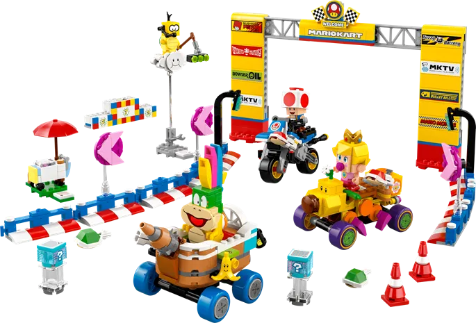 LEGO 72036 Super Mario Mario Kart – Baby Peach & Grand Prix Set