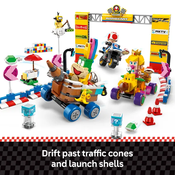 LEGO 72036 Super Mario Mario Kart – Baby Peach & Grand Prix Set