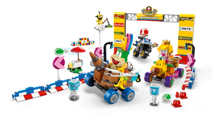 LEGO 72036 Super Mario Mario Kart – Baby Peach & Grand Prix Set