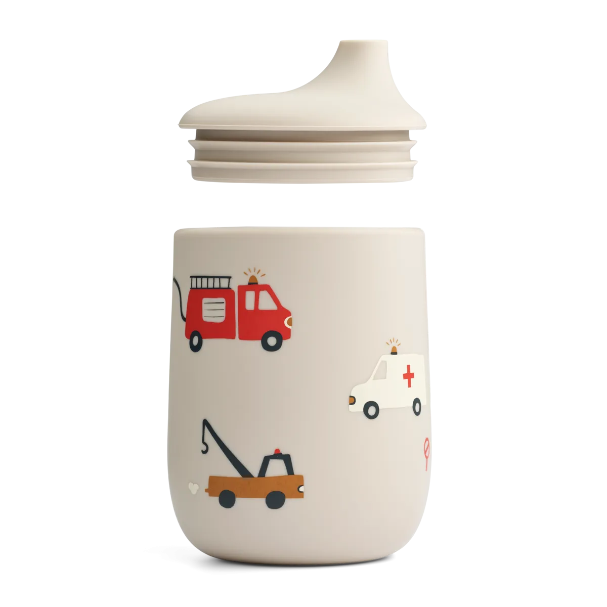 Liewood Ellis Sippy Cup - Emergency Vehicles