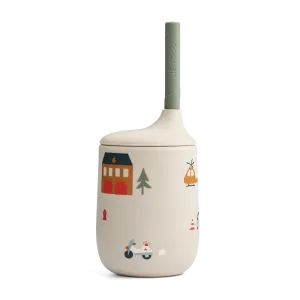 Liewood Ellis Sippy Cup - Emergency Vehicles
