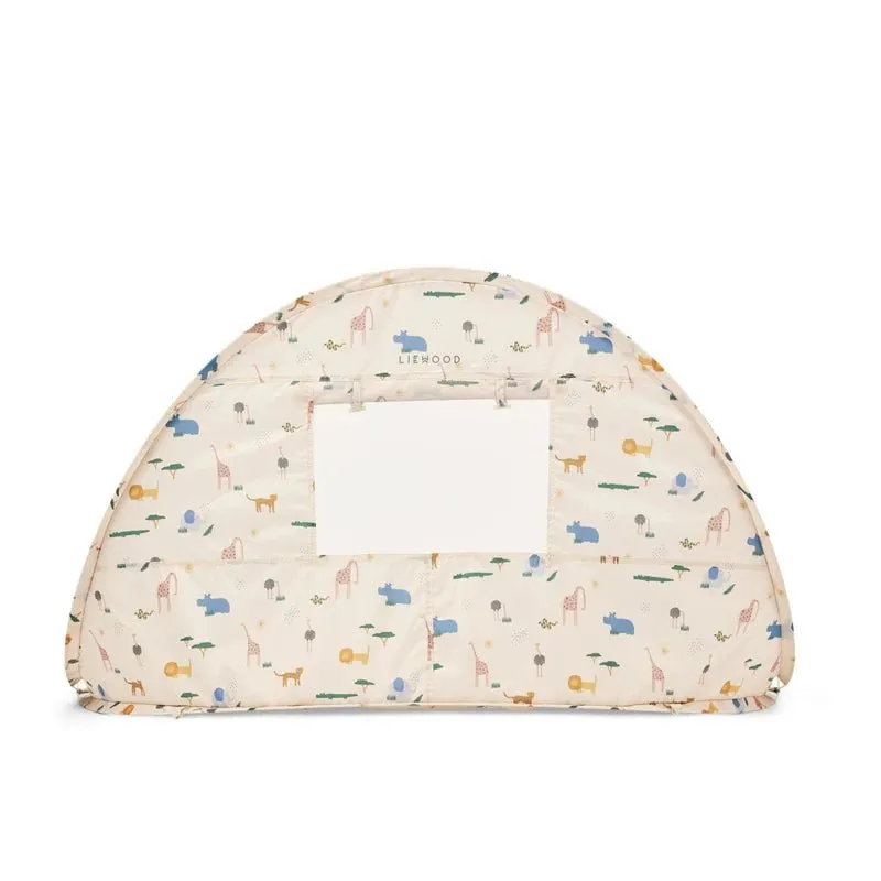 Liewood: Everett Pop Up Tent With Paddling Pool - Safari sandy mix