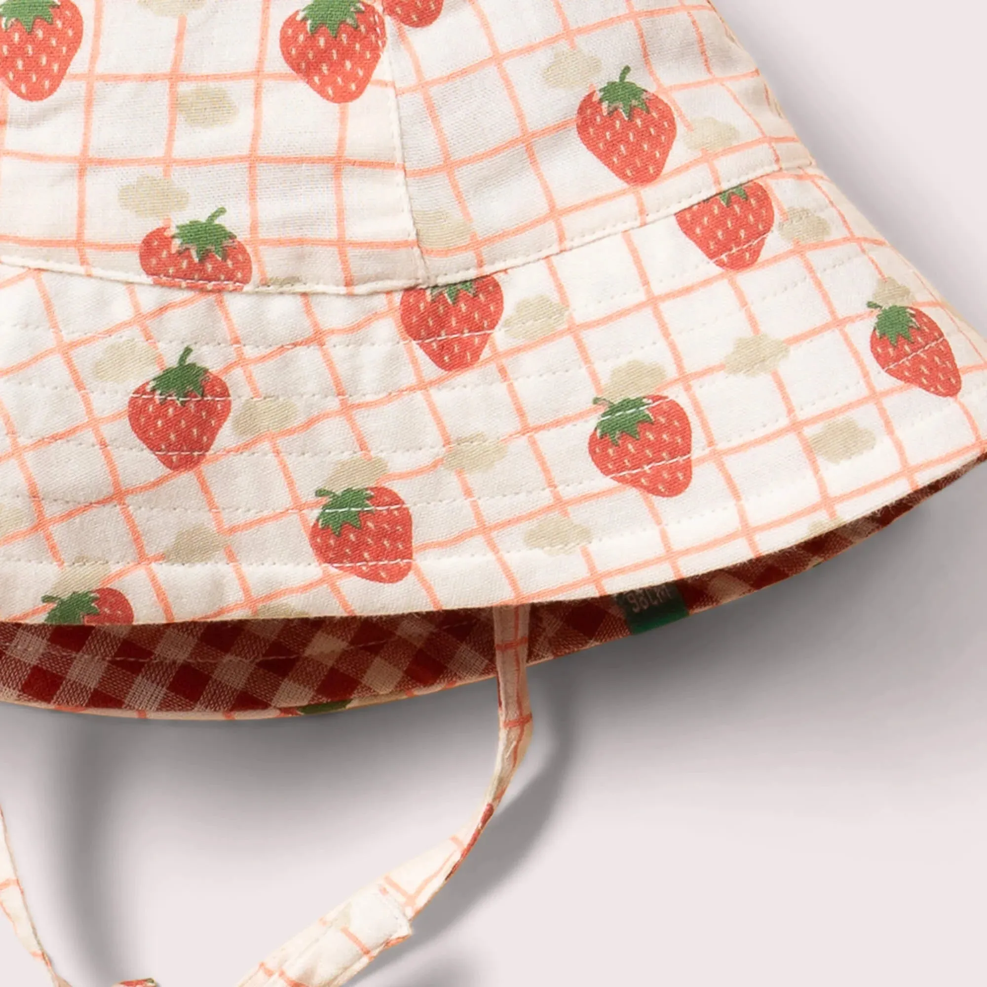 Little Green Radicals: Strawberry Days Reversible Sunhat
