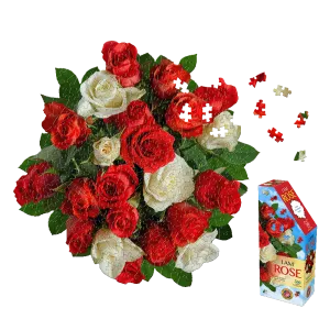 Madd Capp Floral Rose Jigsaw Puzzle - 350 pc