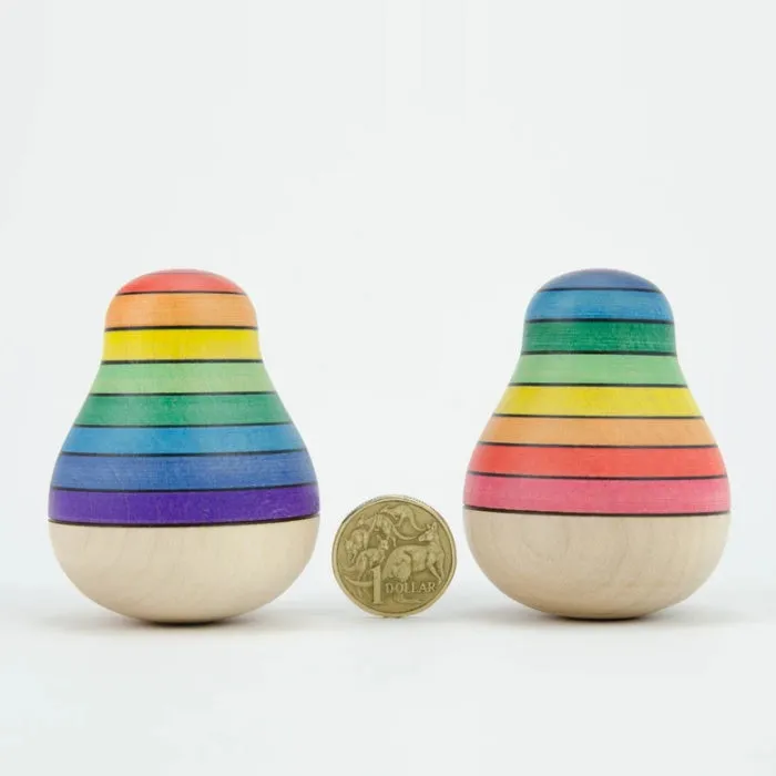 Mader | Roly Poly Pear Rainbow | Top Purple Bottom Red