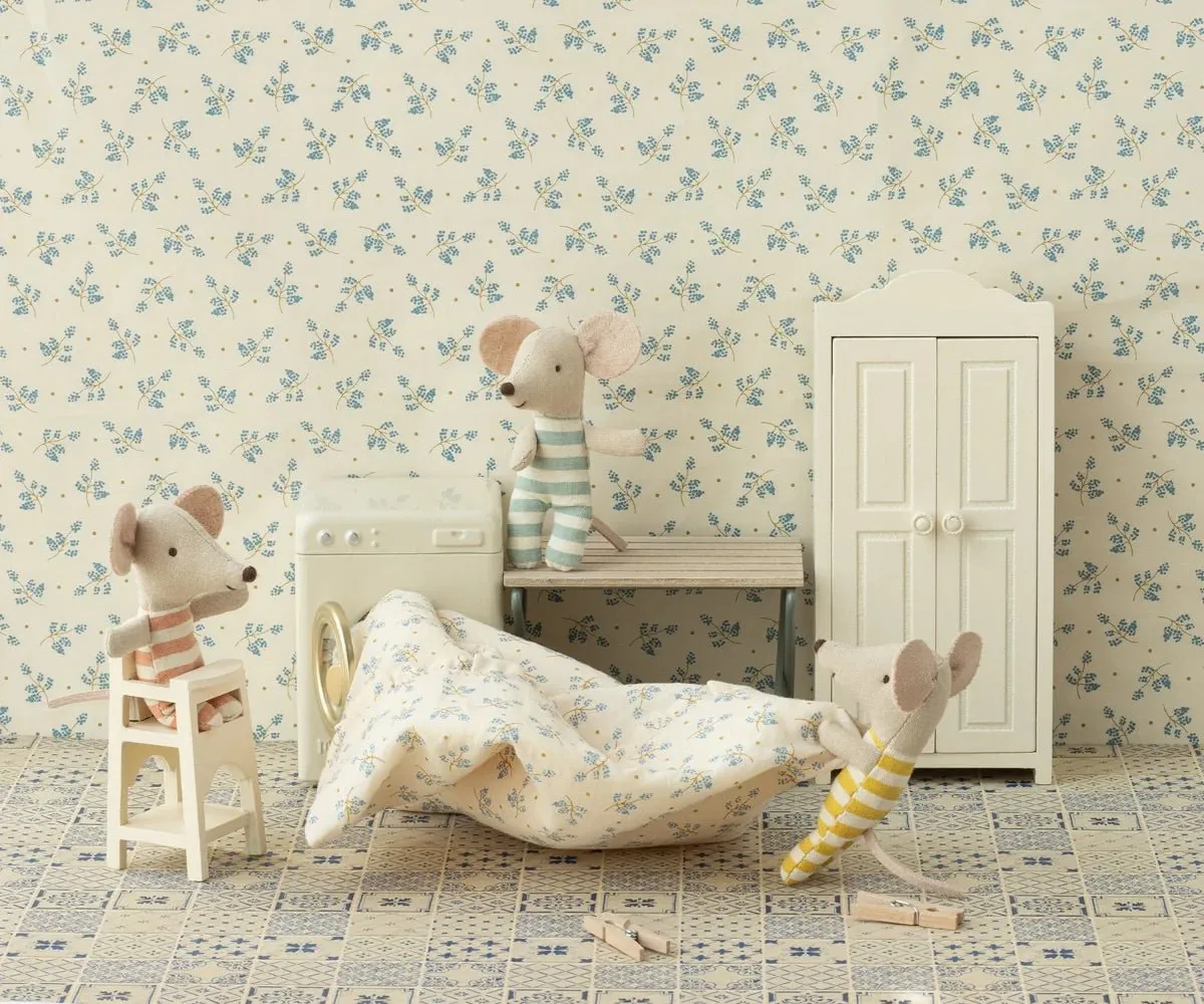 Maileg: High chair, Mouse - Off white