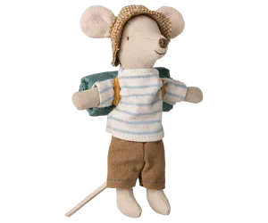 Maileg: Hiker Mouse, Big Brother - Stripes