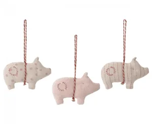 Maileg Pig Ornament Asstd