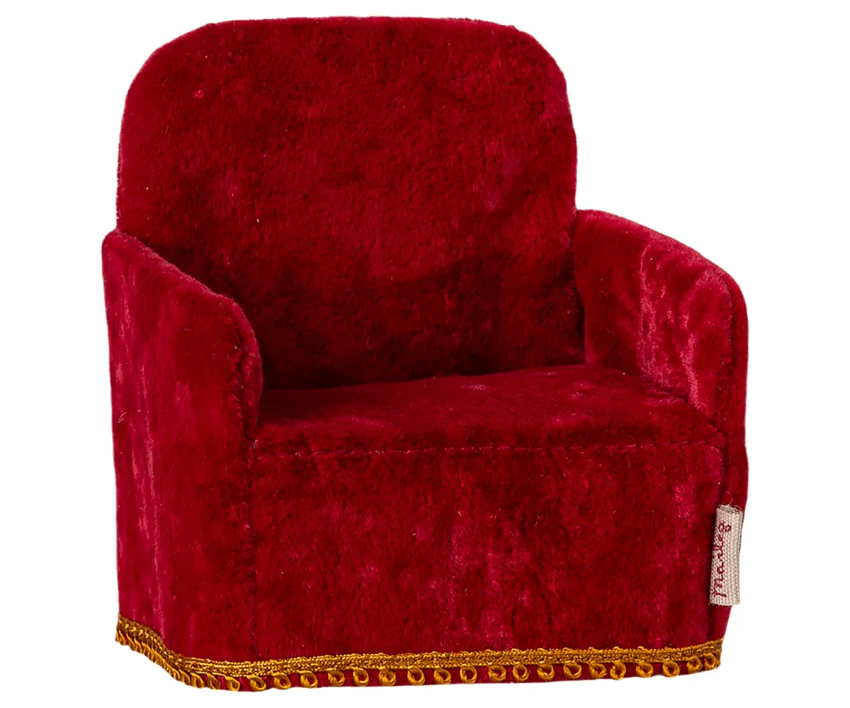 Maileg Red Folding Chair SS25: NEW ARRIVAL