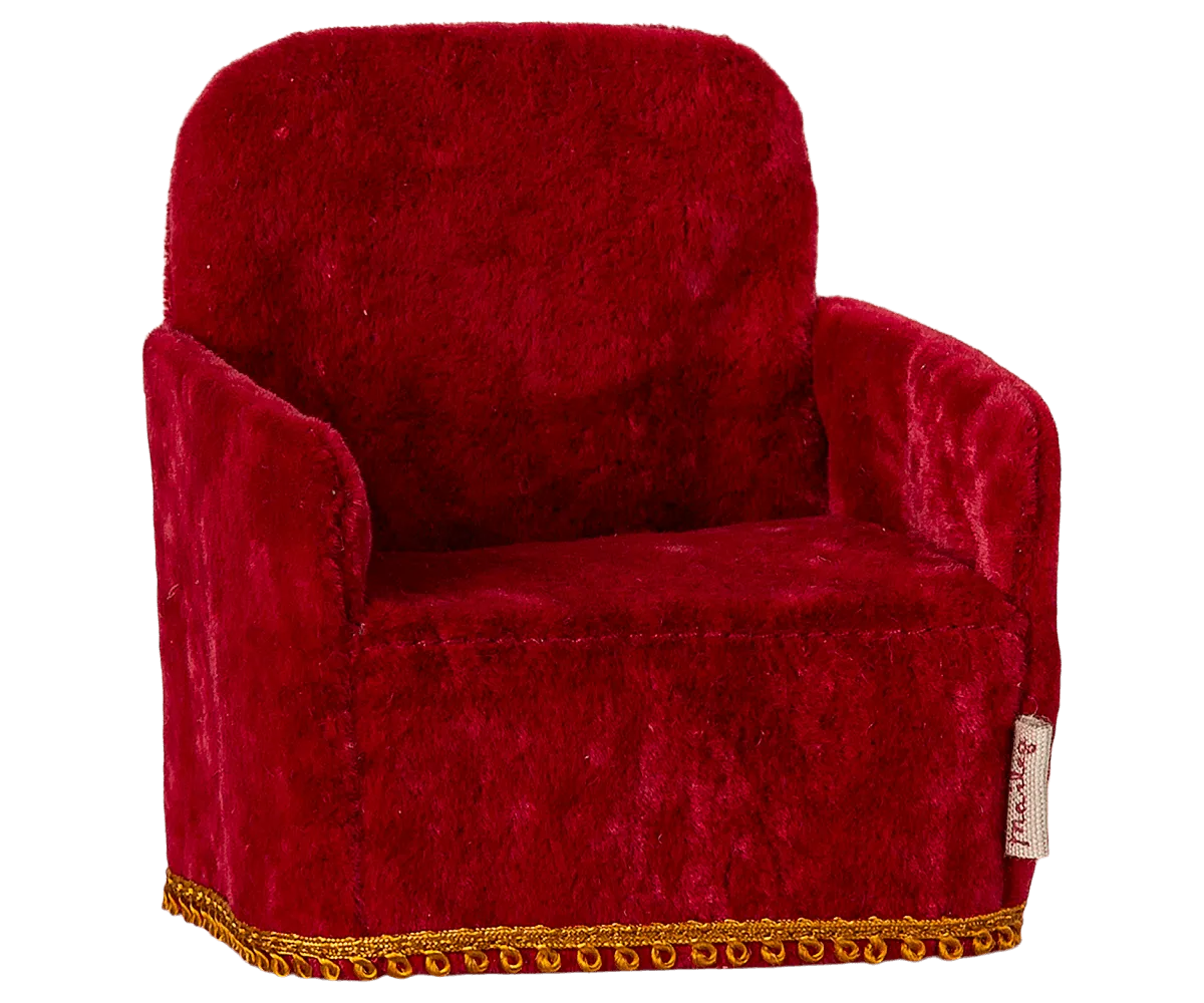 Maileg Red Folding Chair SS25: NEW ARRIVAL