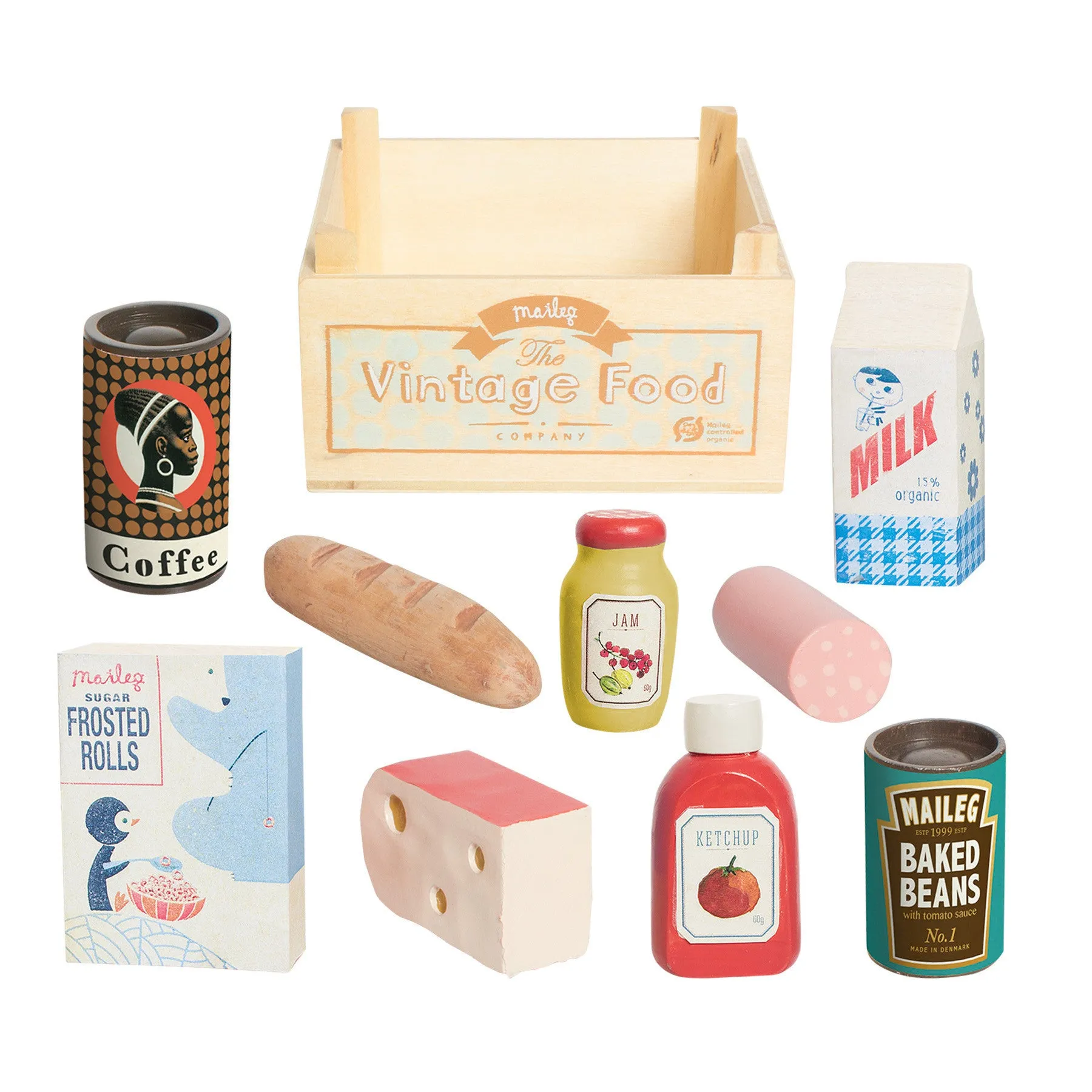 Maileg Vintage Grocery Food Box