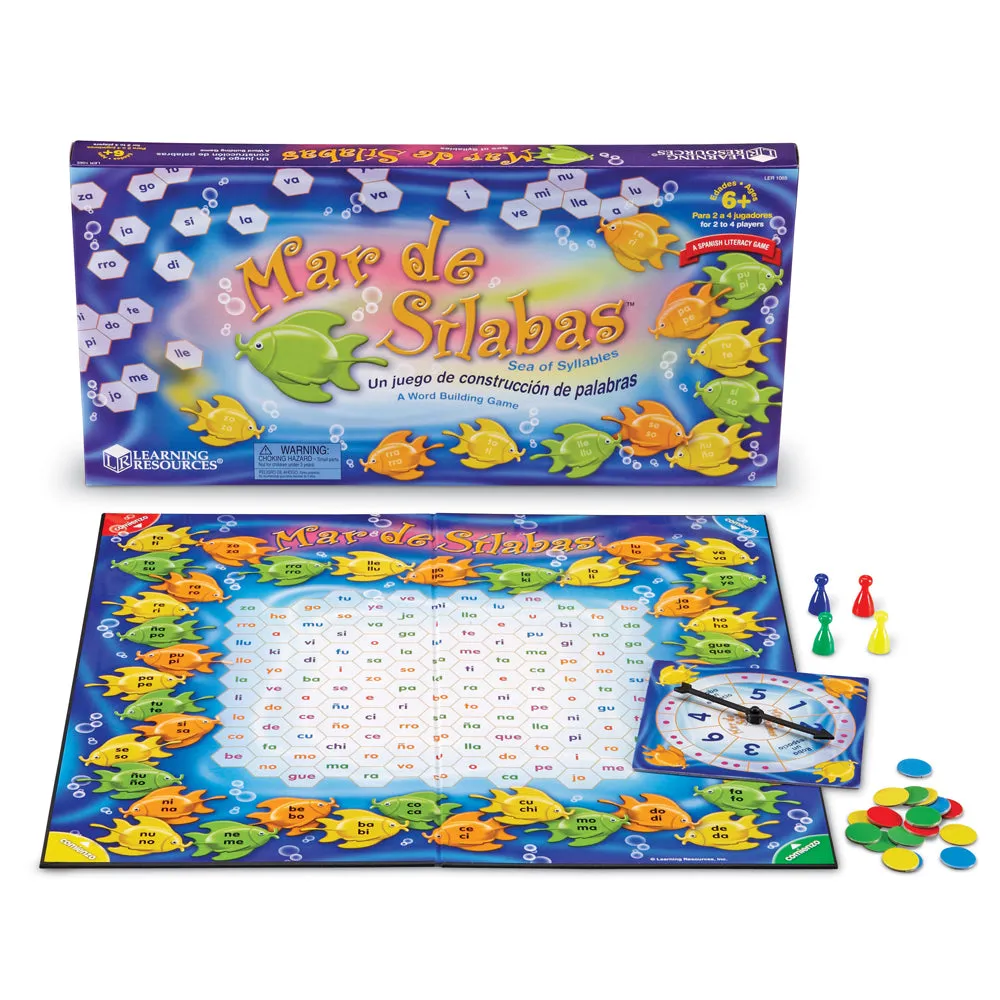 Mar de Silabas Bilingual Educational Board Game