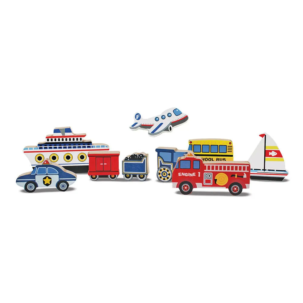 Melissa and Doug Vehicles 9 Piece Chunky Puzzle