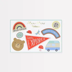 Meri Meri: Camping Adventure Temporary Tattoos