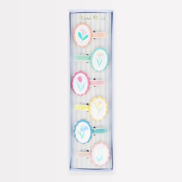 Meri Meri: Flower Cameo Hair Clips