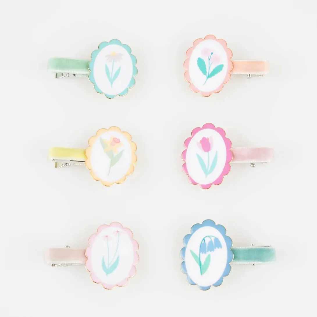 Meri Meri: Flower Cameo Hair Clips