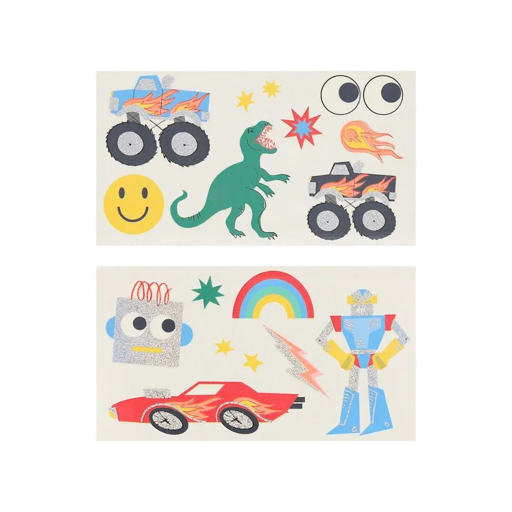 Meri Meri: Toybox Icon Temporary Tattoos