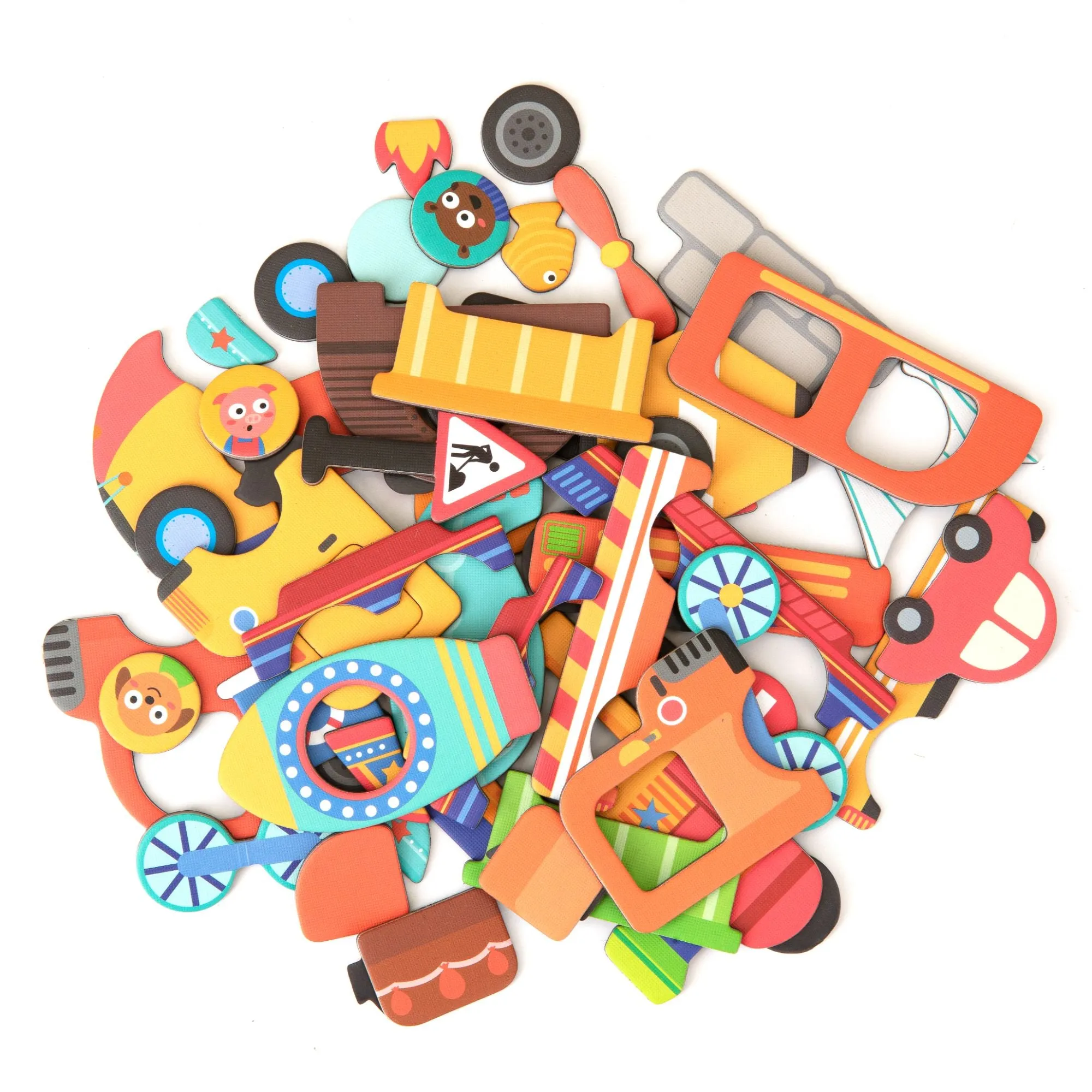 MierEdu Magnetic Art Case- Vehicles