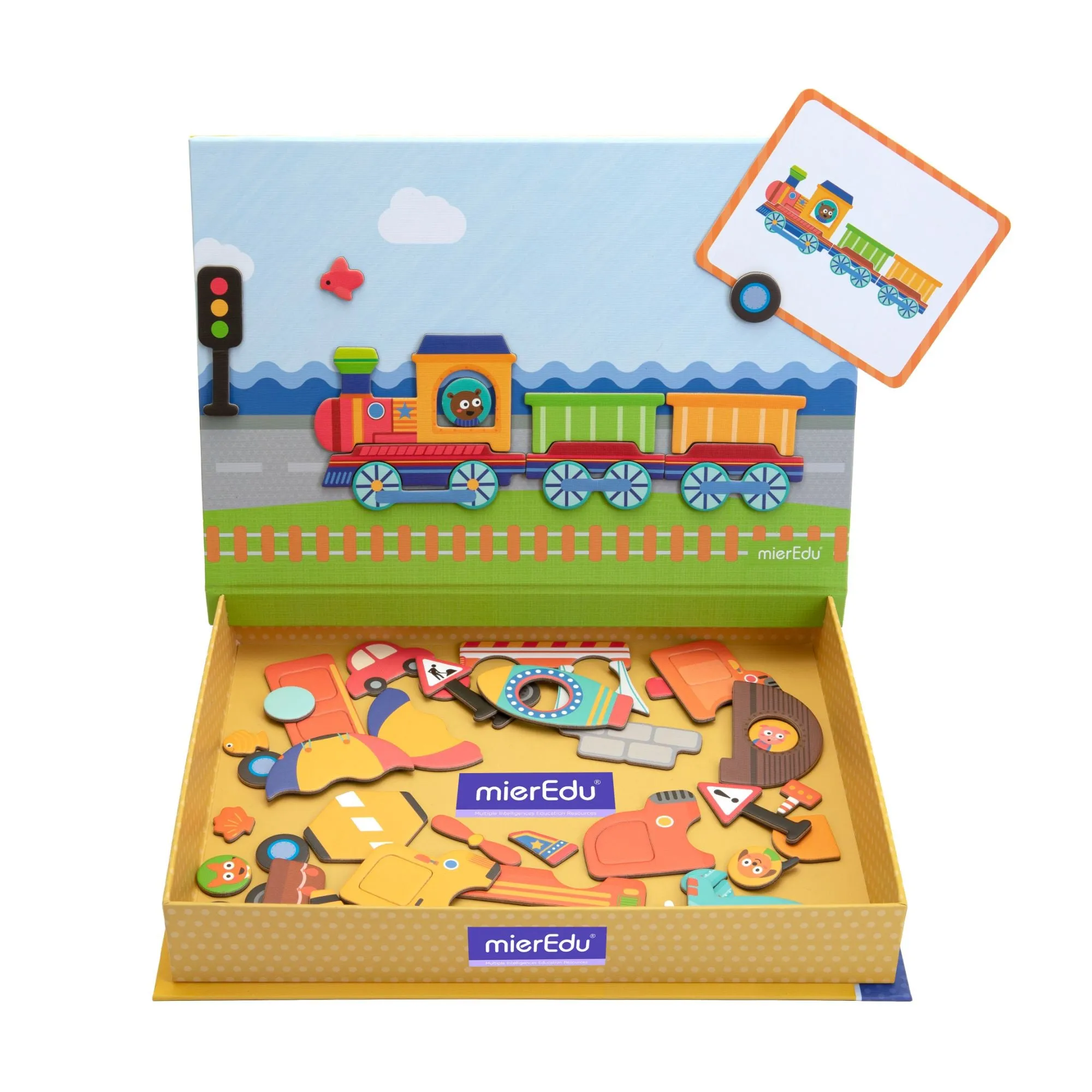 MierEdu Magnetic Art Case- Vehicles