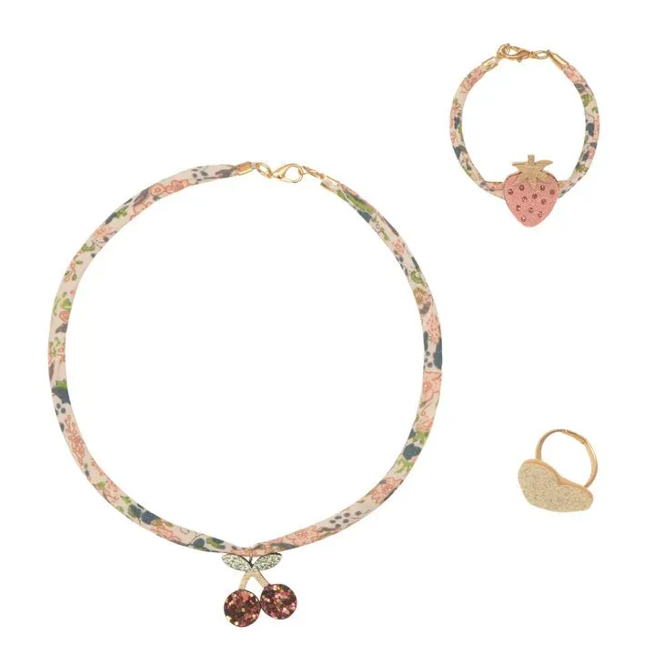Mimi & Lula: Cherries jewellery set