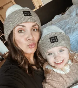 Mini   Moi: Colour Block Knitted Beanie (Adult)