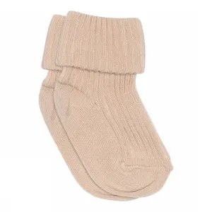 MP Denmark: Cotton Rib Socks - Rose Dust
