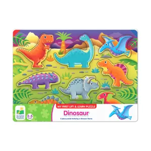 My First Lift & Learn Dinosaur Puzzle - 8 pcs
