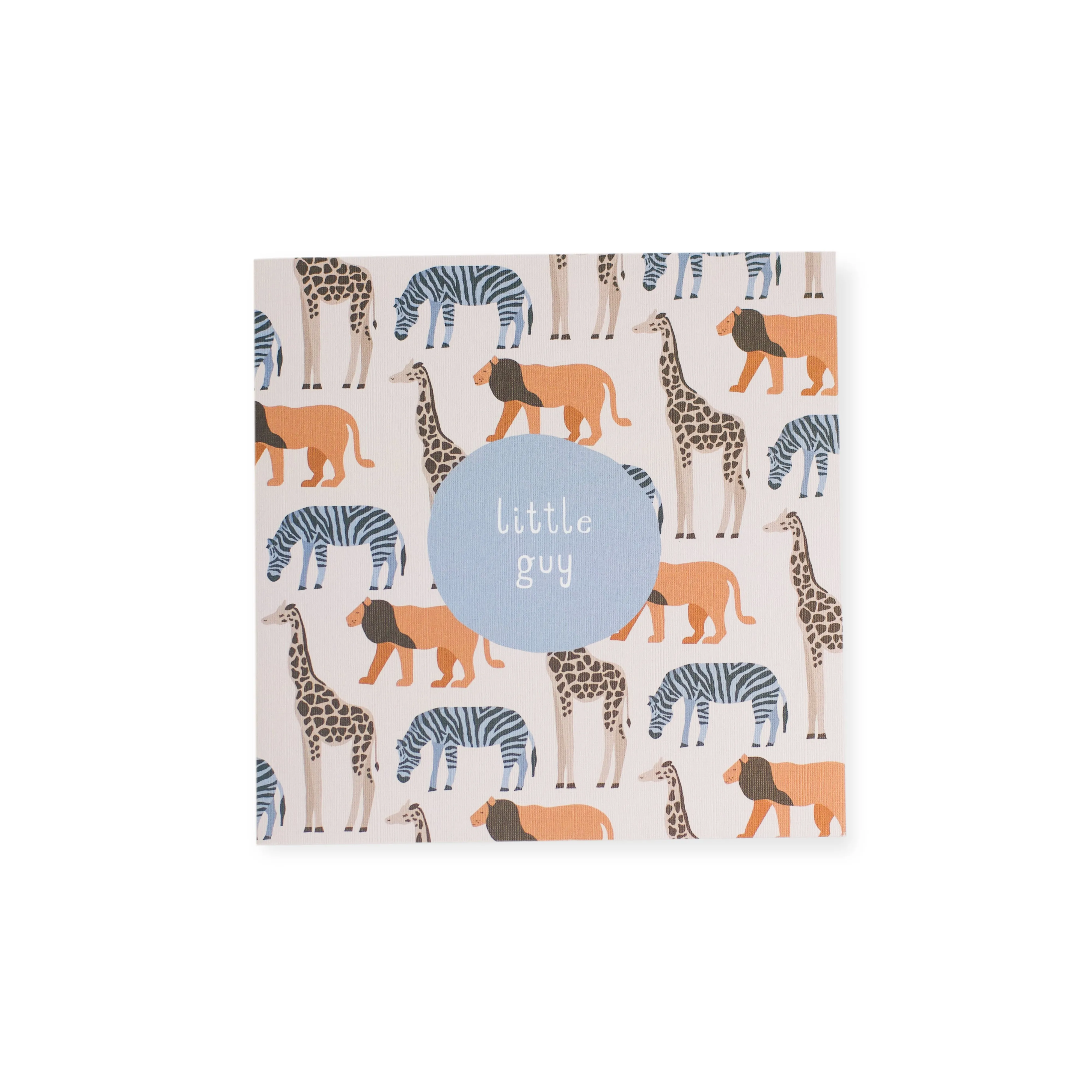 New Baby Card – Animal Safari - Little Guy