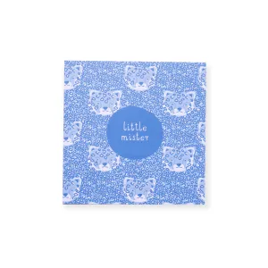New Baby Card – Blue Leopards - Little Mister