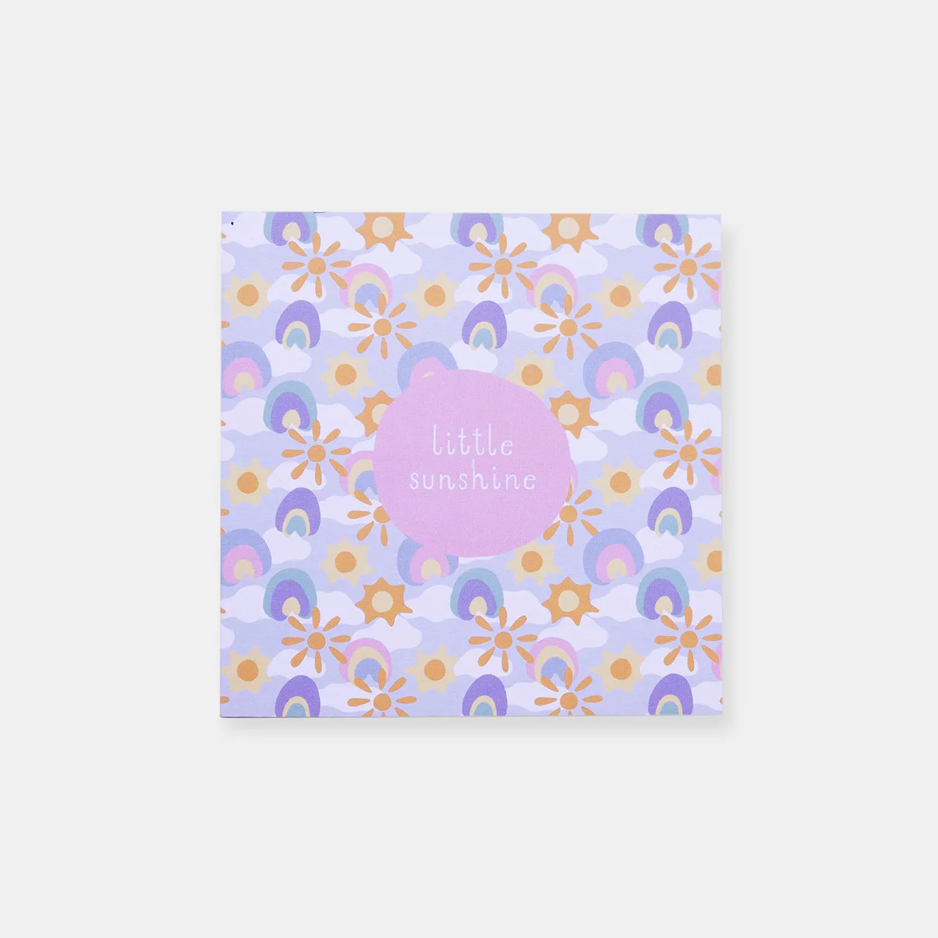 New Baby Card – Boho Rainbow - Little Sunshine