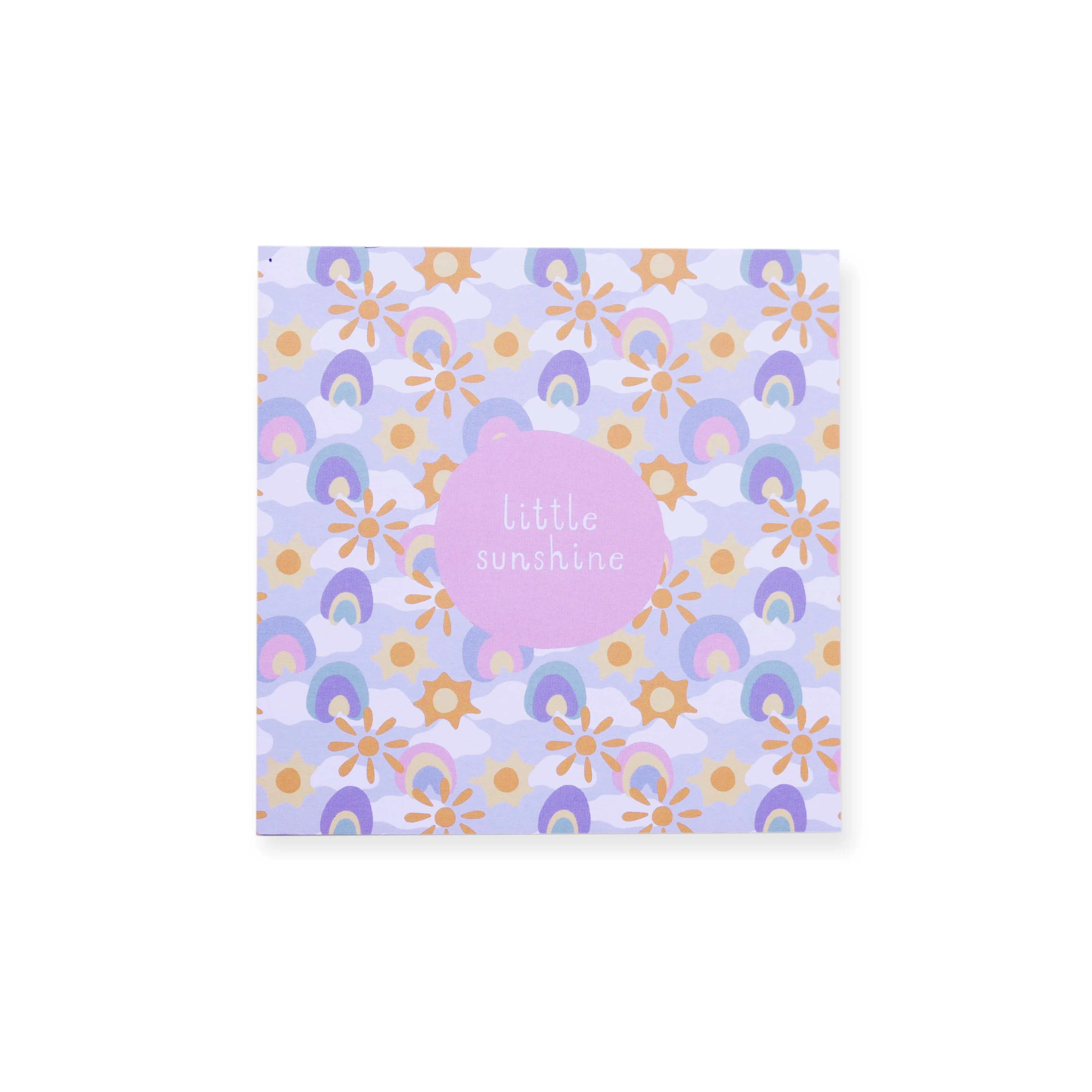 New Baby Card – Boho Rainbow - Little Sunshine