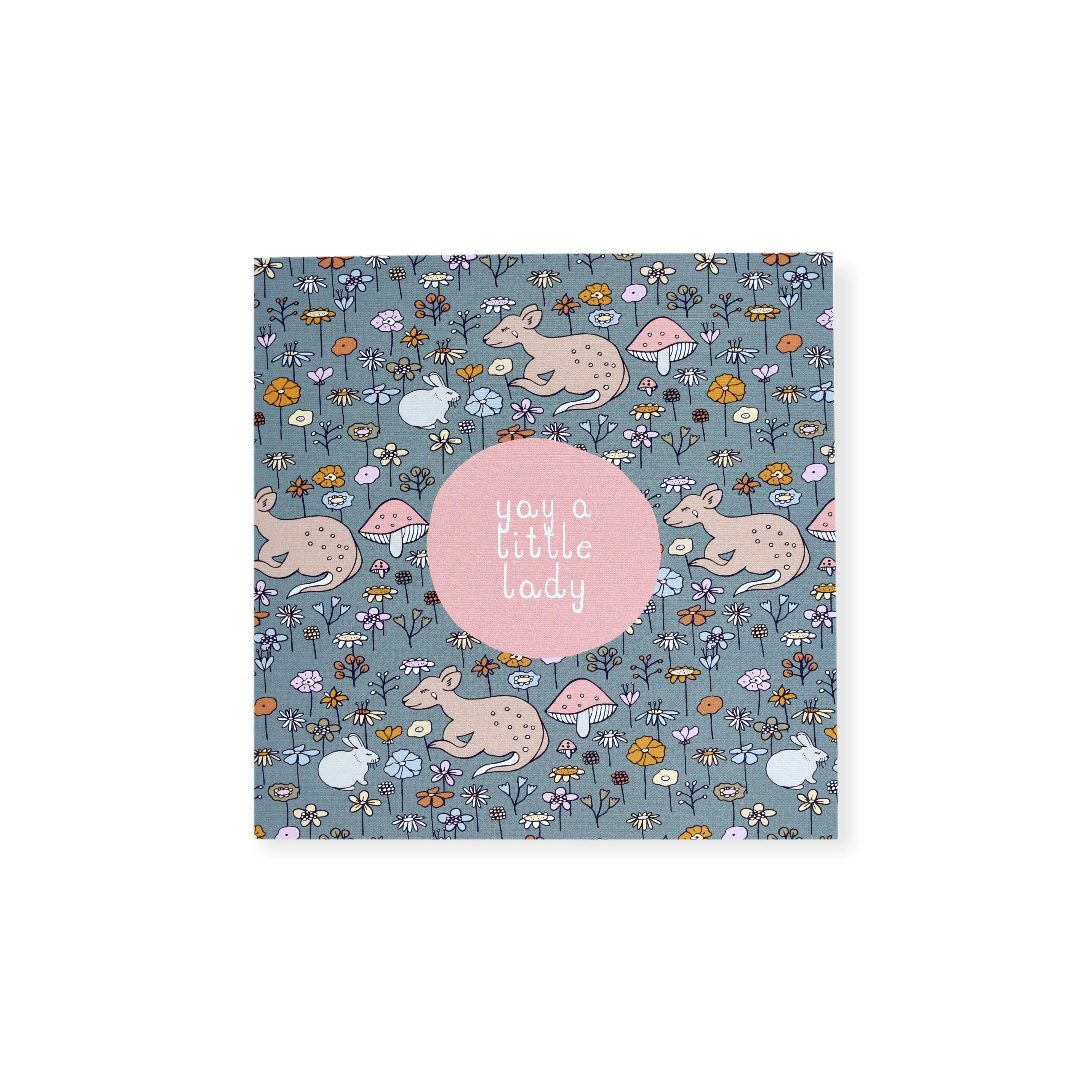 New Baby Card – Woodland - Little Lady