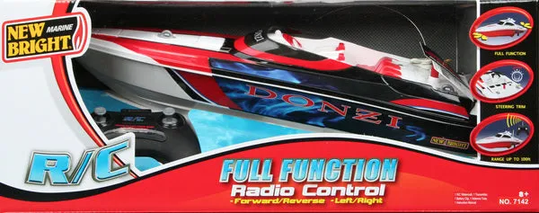 New Bright Remote Control Donzi Boat Assorted Styles