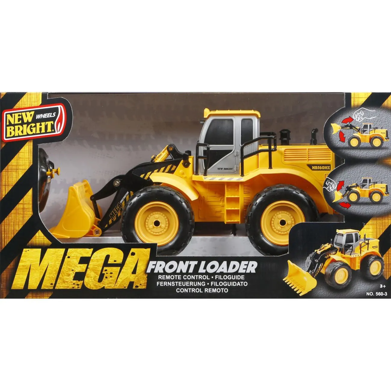 New Bright Remote Control MEGA Construction Vehicle Front Loader
