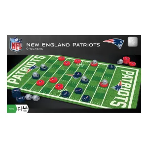 New England Patriots NFL Checkers Game Set by Masterpieces