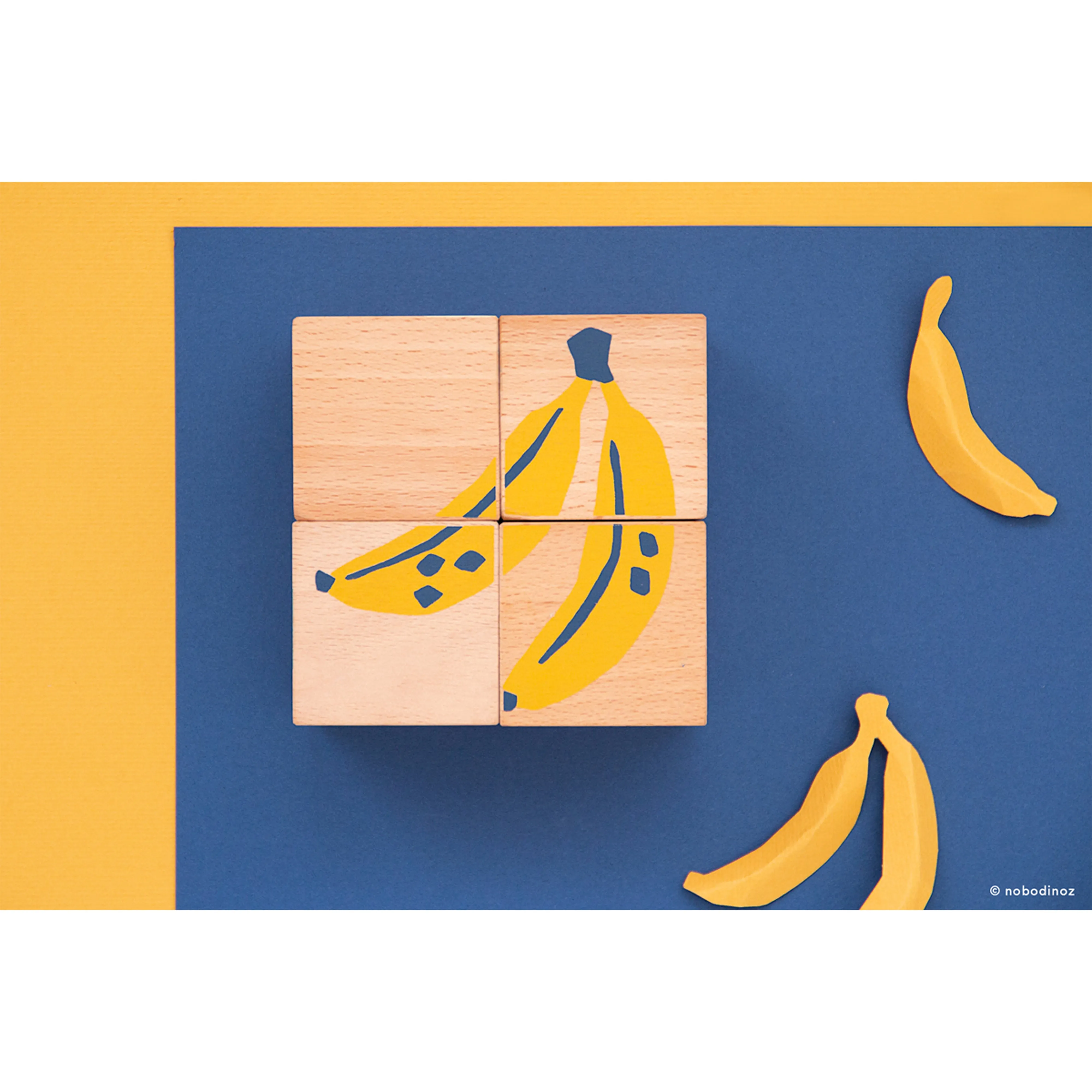nobodinoz Fruits Wooden Cubes