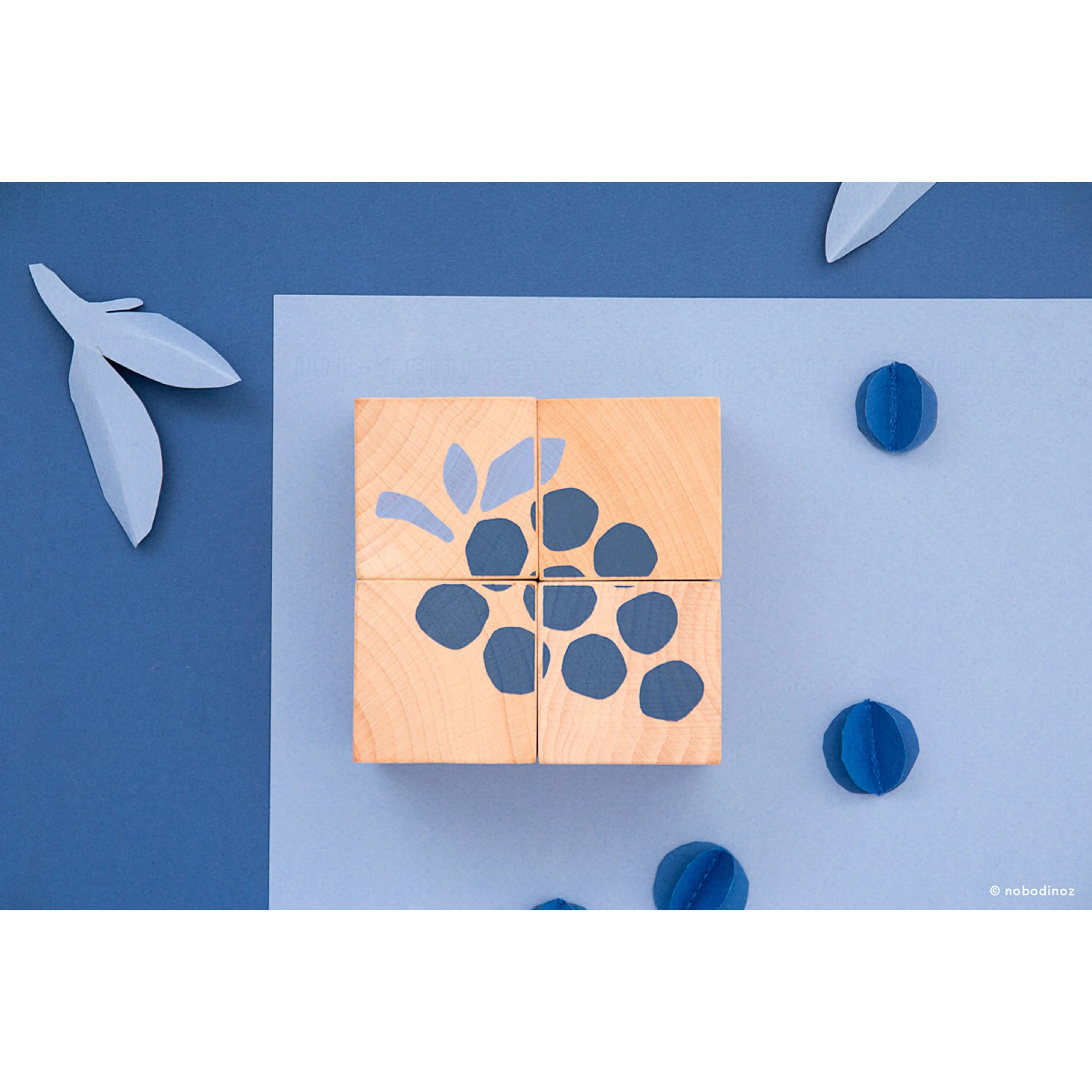 nobodinoz Fruits Wooden Cubes