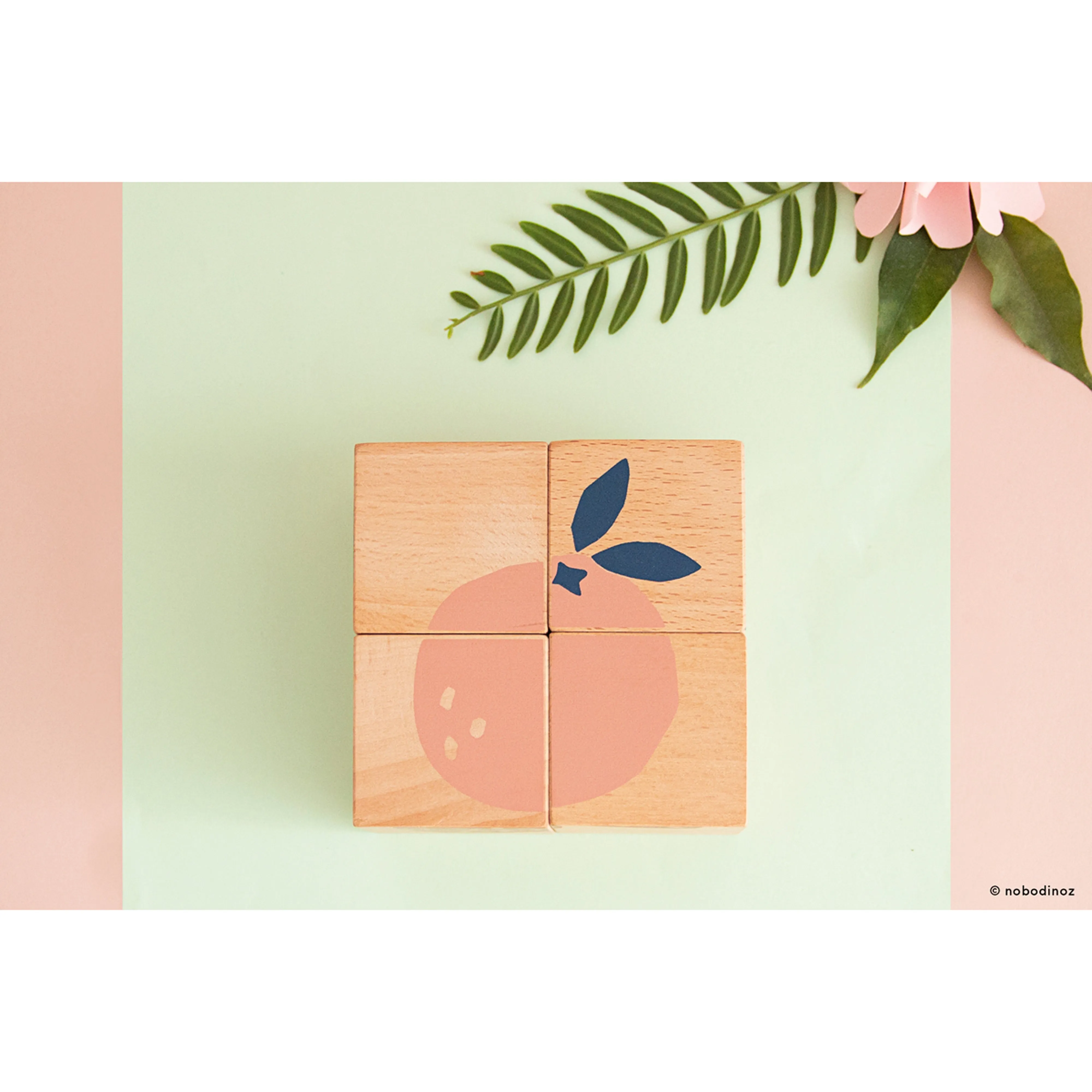 nobodinoz Fruits Wooden Cubes
